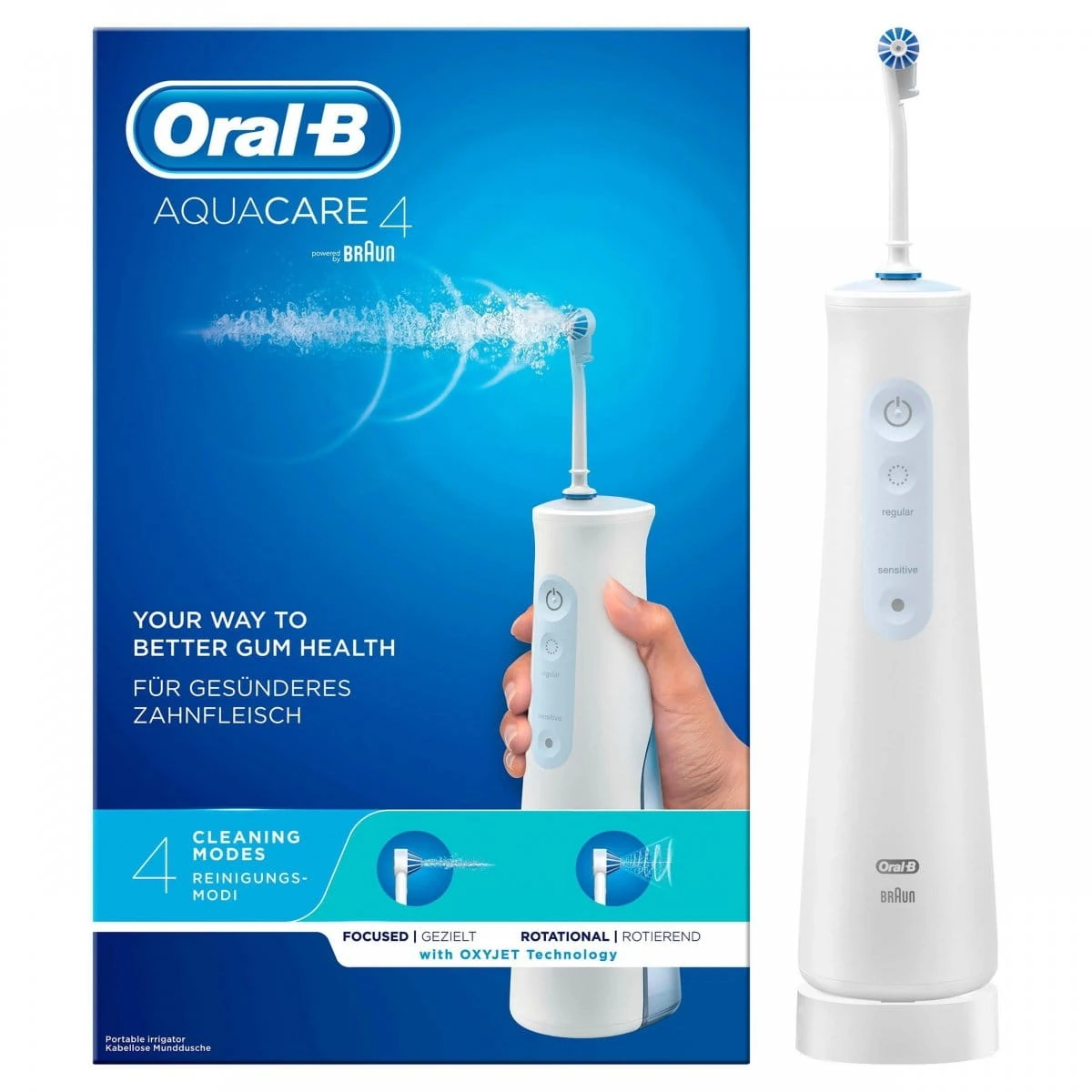Irygator bezprzewodowy OralB Aquacare 4