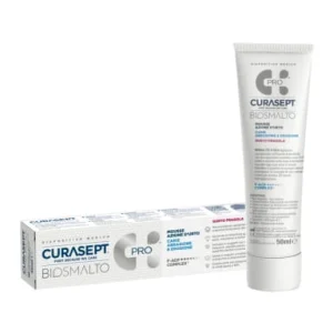 Mus Curasept Biosmalto Carie do jamy ustnej o smaku truskawkowym 50ml