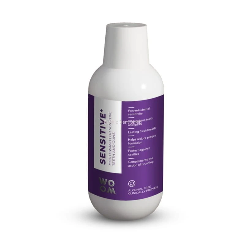 Woom Sensitive - płyn do płukania jamy ustnej dla wrazliwych zębów 500ml