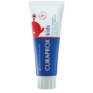 Pasta Curaprox Kids o smaku truskawkowym z fluorem 950 ppm 60 ml