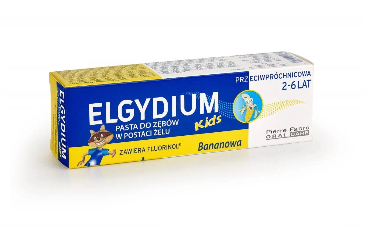 ELGYDIUM Kids pasta dla dzieci o smaku bananowym 2- 6 lat 50ml
