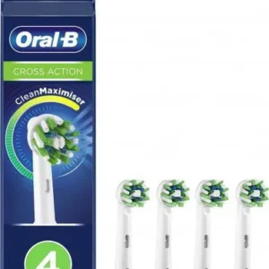 Końcówki Oral-B Cross Action Clean Maximiser EB50RB białe 4 szt.