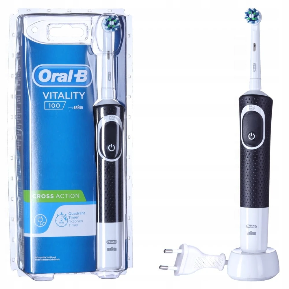 Szczoteczka Braun Oral-B Vitality 100 CrossAction  Czarna