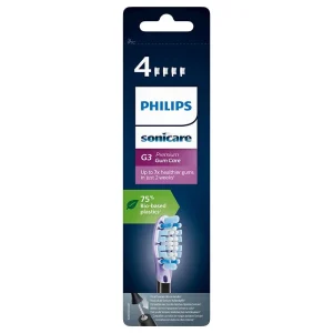 Końcówki Philips Sonicare G3 Premium Gum Care HX9054/17 (4 szt.)- kolor biały