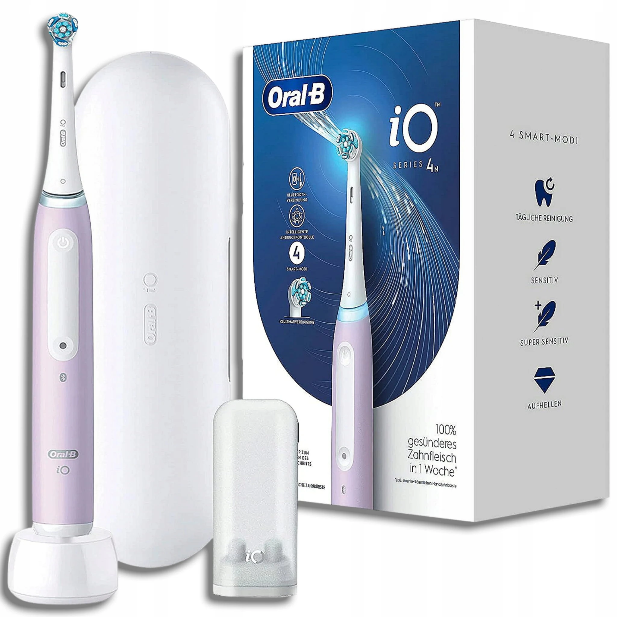 Szczoteczka magnetyczna Braun Oral-B iO 4 Lavender z etui