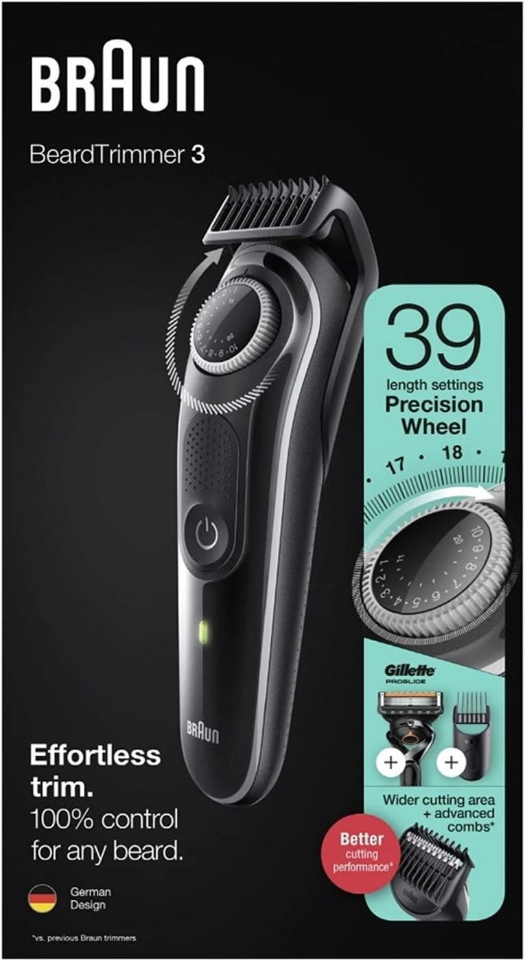 Trymer Braun Beard Trimmer 3 BT3342 czarny