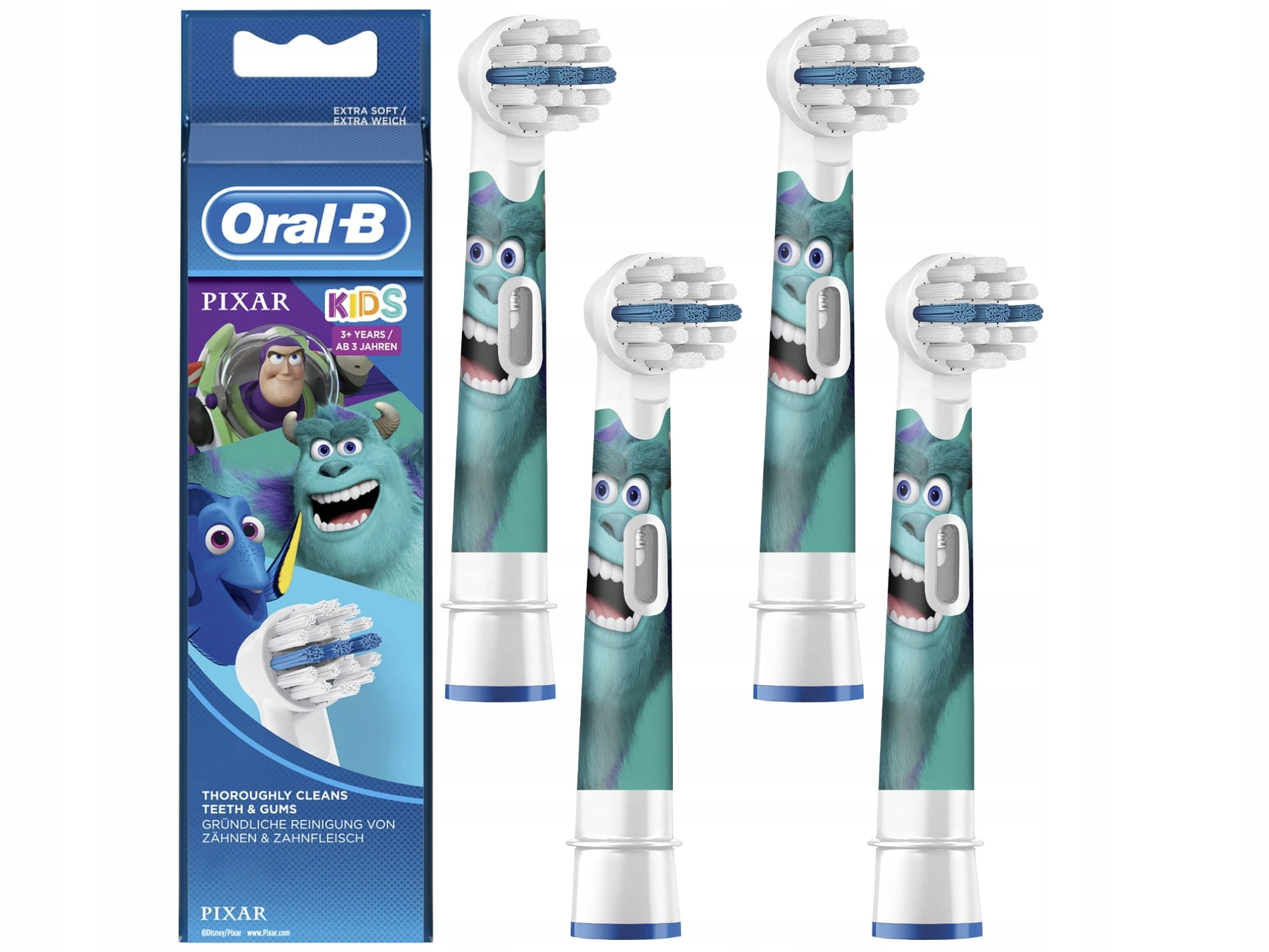 Końcówki Oral-B Kids Pixar EB10-4  4szt.