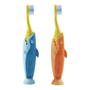 ELGYDIUM Pocket KIDS Shark  podróżna szczoteczka dla dzieci 2-6 lat