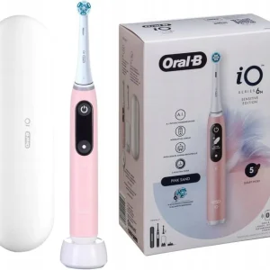 Szczoteczka magnetyczna Braun Oral-B iO 6N Pink Sand Sensitive Edition