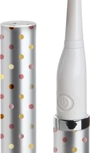 Szczoteczka soniczna Violife SlimSonic – na baterie - SILVER DOTS