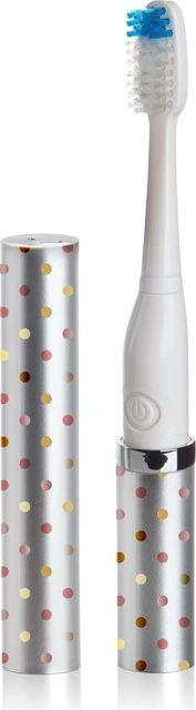 Szczoteczka soniczna Violife SlimSonic – na baterie - SILVER DOTS