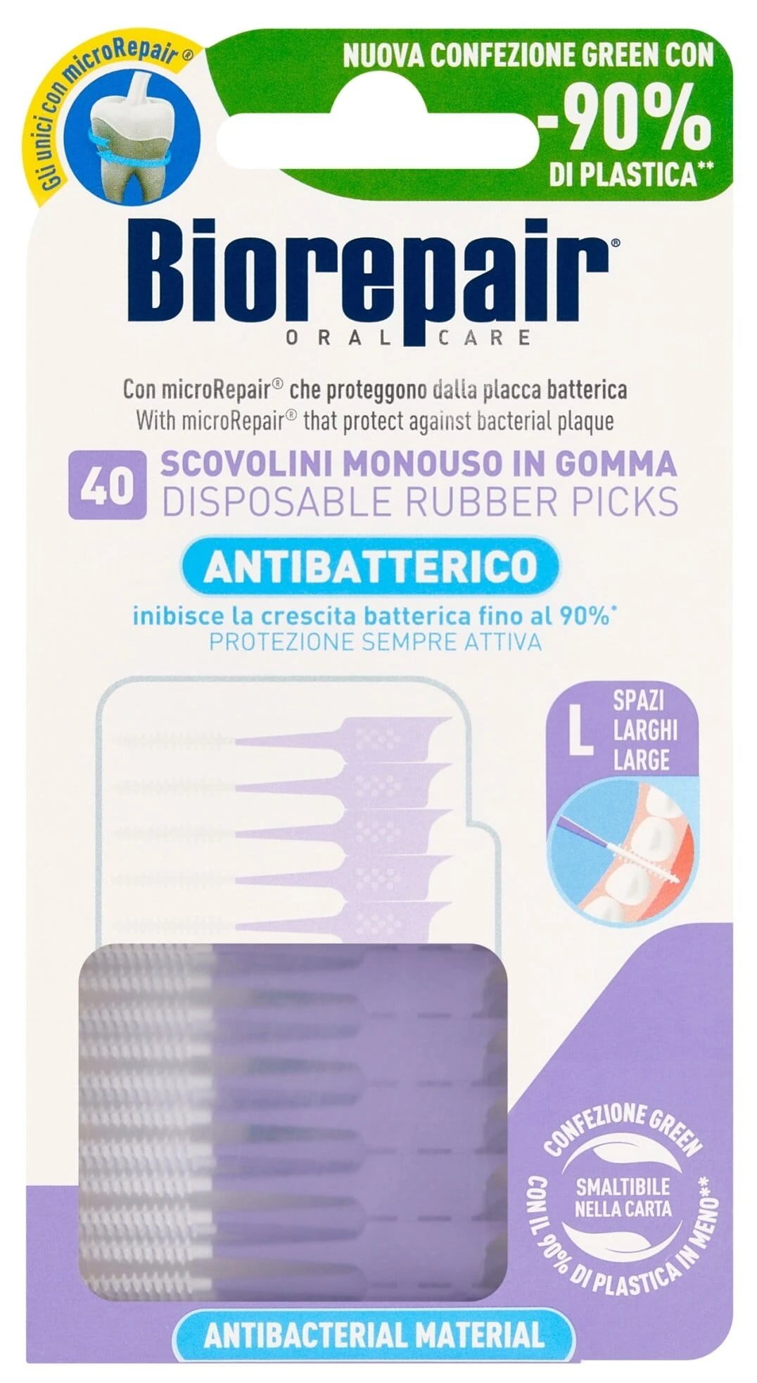 Czyściki międzyzębowe Biorepair Soft-Pick L
