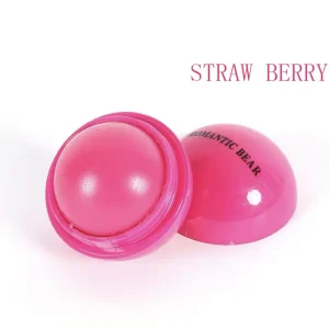 Romantic Bear - nawilżający balsam do ust Rose - Truskawka