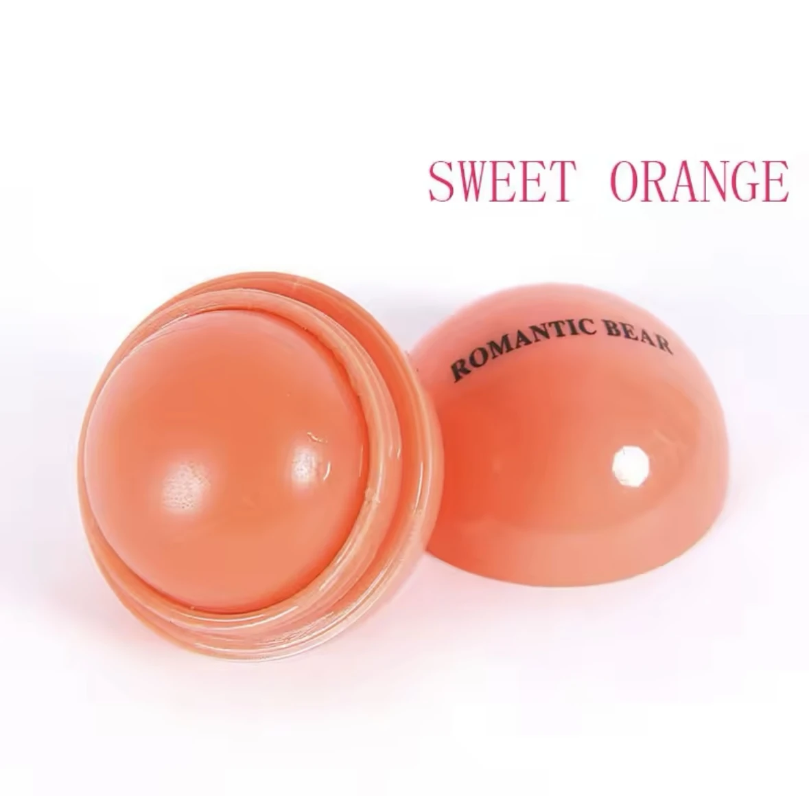 Romantic Bear - nawilżający balsam do ust Orange - Słodka pomarańcza