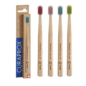 CURAPROX CS Wood drewniana szczoteczka do zębów