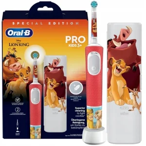 Szczoteczka elektryczna dla dzieci 3+ ORAL-B Pro Kids Król Lew + Etui