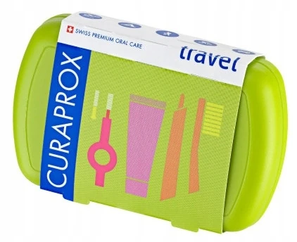 Curaprox Travel Set Be You - zestaw podróżny - zielony