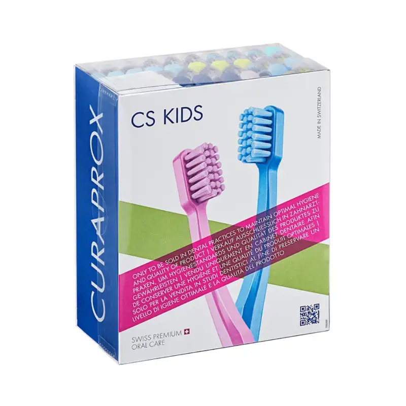 Szczoteczki Curaprox Ultra Soft Kids 5500 chairside box - zestaw szczoteczek 36 szt.