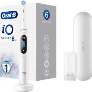 Szczoteczka magnetyczna Oral-B iO 8N WHITE ALBASTER z etui