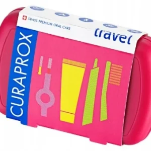 Curaprox Travel Set Be You - zestaw podróżny - fuksja
