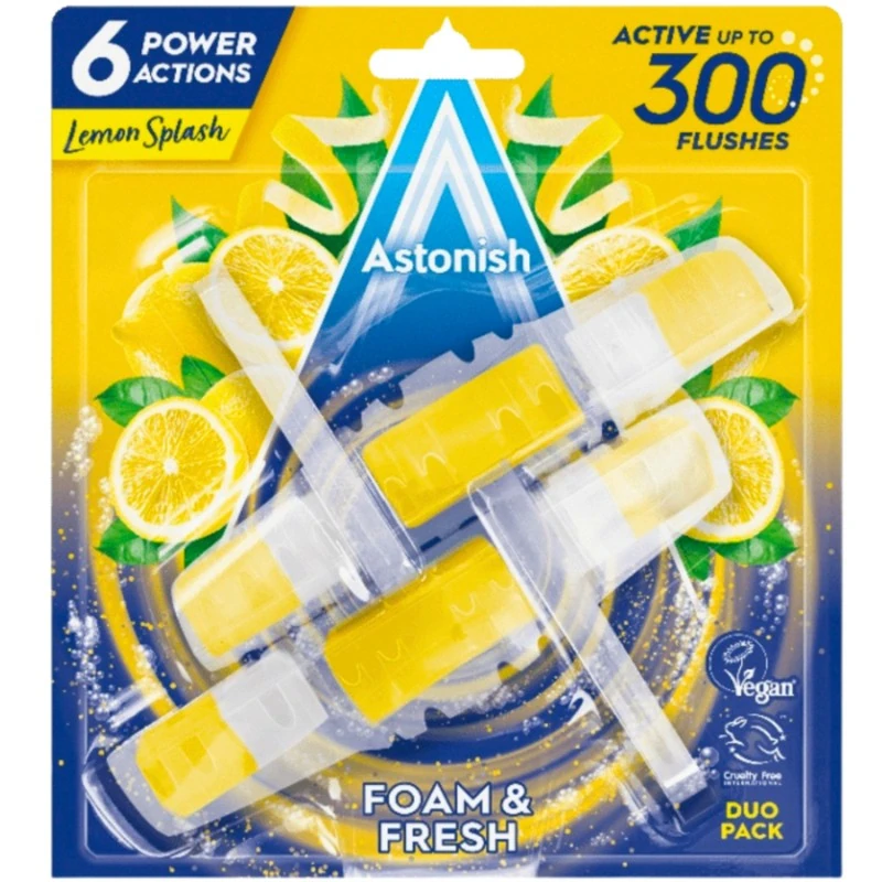 Zawieszka do WC Astonish Cytryna 2x 40g