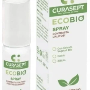 CURASEPT ECOBIO - Naturalny Spray Przeciw Nieświeżemu Oddechowi - 20 ml