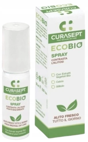 CURASEPT ECOBIO - Naturalny Spray Przeciw Nieświeżemu Oddechowi - 20 ml