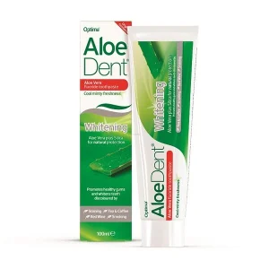 AloeDent Whitening Aloesowa Pasta do zębów Wybielająca - z Fluorem, bez SLS 100 ml
