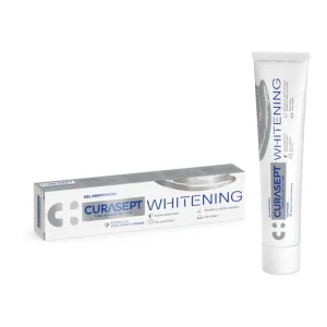 CURASEPT WHITENING - Wybielająca Pasta do Zębów - Nadtlenek Wodoru PVP - 75 ml