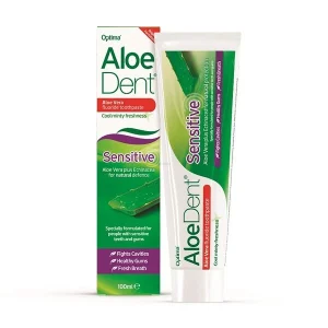 AloeDent Sensitive Aloesowa Pasta do Zębów -  z Fluorem, bez SLS 100 ml.