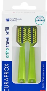 Końcówki Curaprox 5460 Ortho Travel Refill - 2szt. zielone