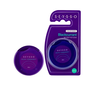 SEYSSO BLACKCURRANT Nić  dentystyczna z ksylitolem -  porzeczka 40 m