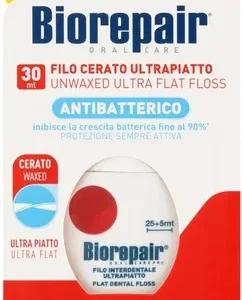 Biorepair Ultra Płaska - Niewoskowana Nić Dentystyczna 30 m