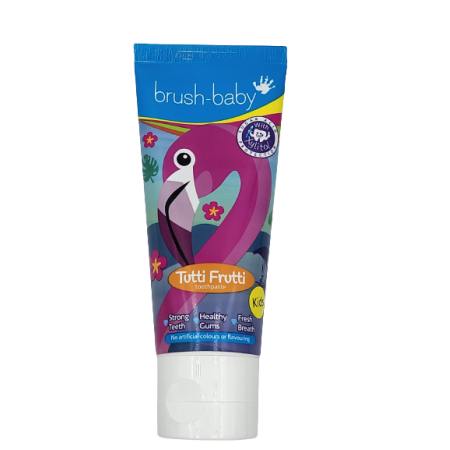 BRUSH-BABY Pasta dla dzieci Tutti Frutti FLAMING  3-6 lat 50 ml
