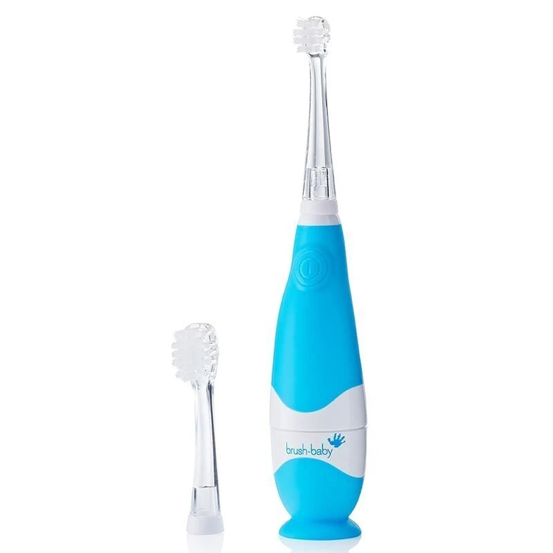 BRUSH-BABY BabySonic Szczoteczka Soniczna (0-3 lata) Niebieska