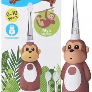 BRUSH-BABY WildOnes Szczoteczka Soniczna 0-10 lat MAŁPKA