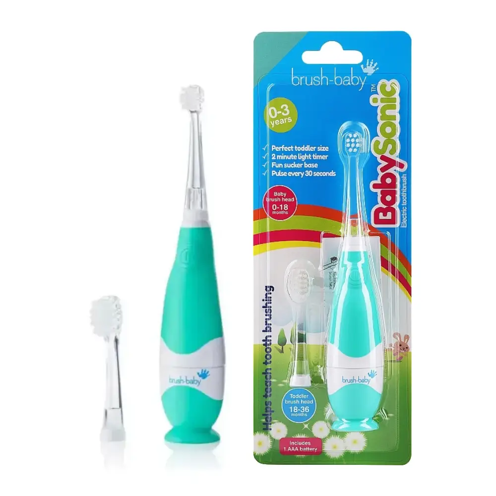 BRUSH-BABY BabySonic Szczoteczka Soniczna dla dzieci (0-3 lata) Morska