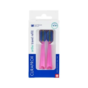 Końcówki Curaprox 5460 Ortho Travel Refill - 2szt. różowe