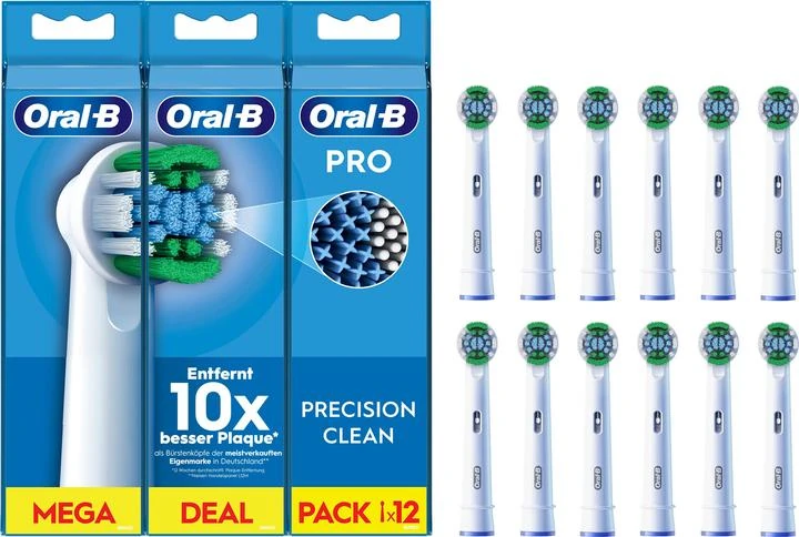 Końcówki do szczoteczki Oral-B PRO Precision Clean EB20RX- białe 12 sztuk