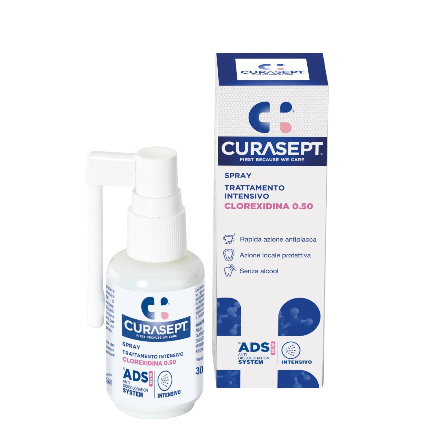 SPRAY CURASEPT 0,5 % antybakteryjny spray do jamy ustnej z chlorheksydyną 30 ml