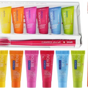 Curaprox Be You - zestaw 6 past wybielających do zębów w wersji mini