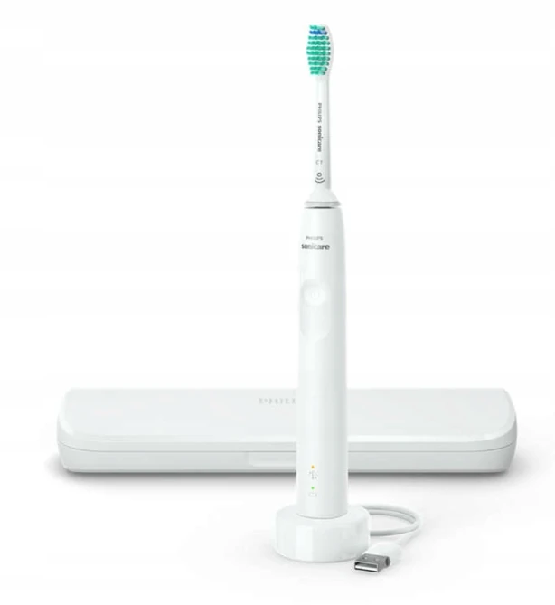 Szczoteczka Soniczna Philips 3100 HX3673/13 biała z etui