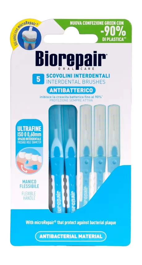 Szczoteczki międzyzębowe Biorepair 0,60mm 5szt (niebieskie)