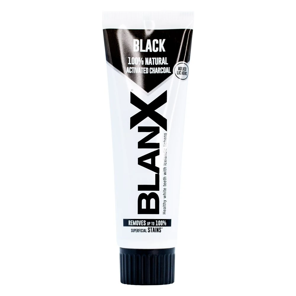 Blanx Black - wybielająca pasta do zębów z aktywnym węglem format podróżny -  15ml