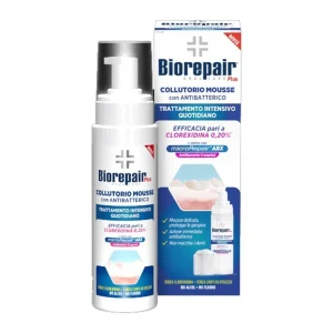 Biorepair Plus Collutorio Mousse płyn w formie pianki do płukania jamy ustnej 200ml.