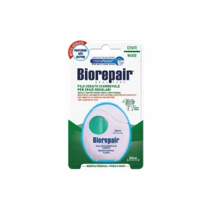 Biorepair Woskowana Nić Dentystyczna Z Cząsteczkami MicroRepair 50m.