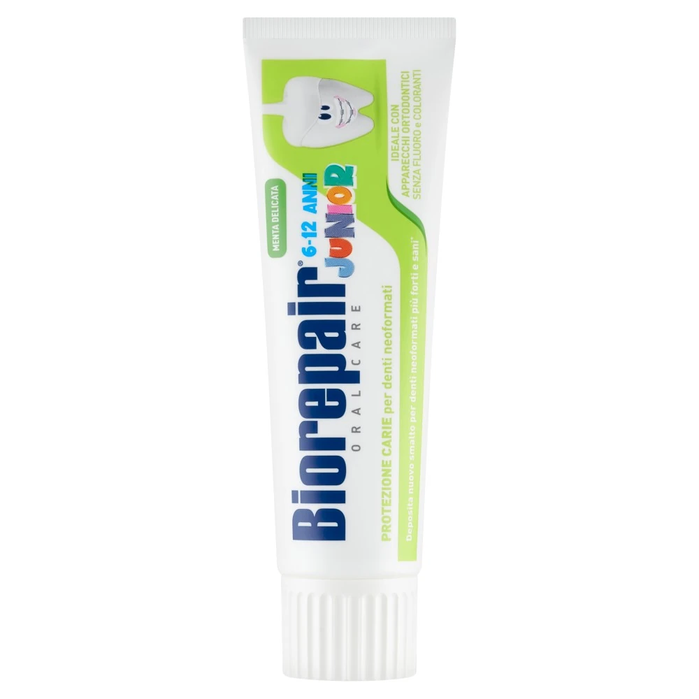 BioRepair Pasta Junior 6-12 lat miętowa -  format podróżny 15ml