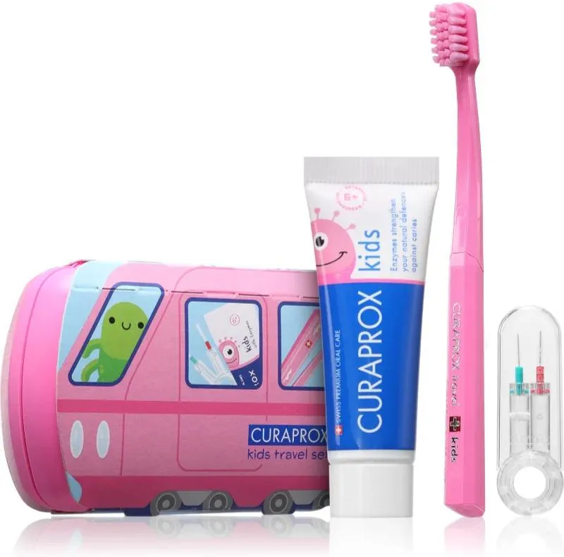 Curapox Travel Set Kids zestaw podróżny - róż