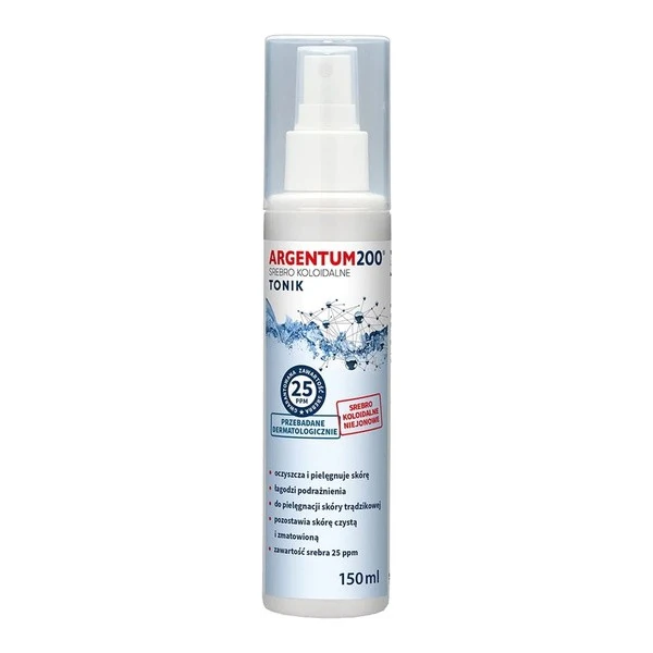 Srebro koloidalne 50ppm, argentum200, aerozol 150ml