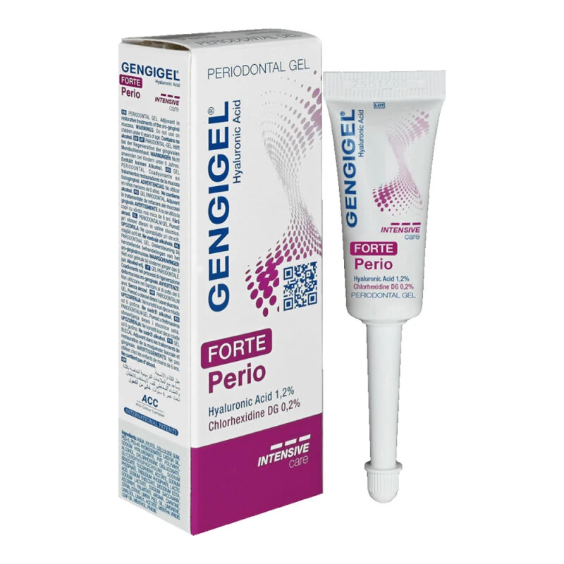 GENGIGEL Perio INTENSIVE CARE 1,2% HA oraz 0,20% CHX Gel 8ml - żel z kwasem hialuronowym i chorheksydyn